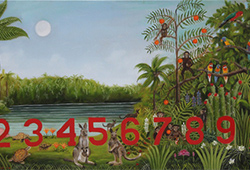  Numbers in a Rousseau Jungle
Oil

*available as giclee print 