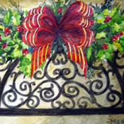  Wrought Iron & Holly 
Christmas